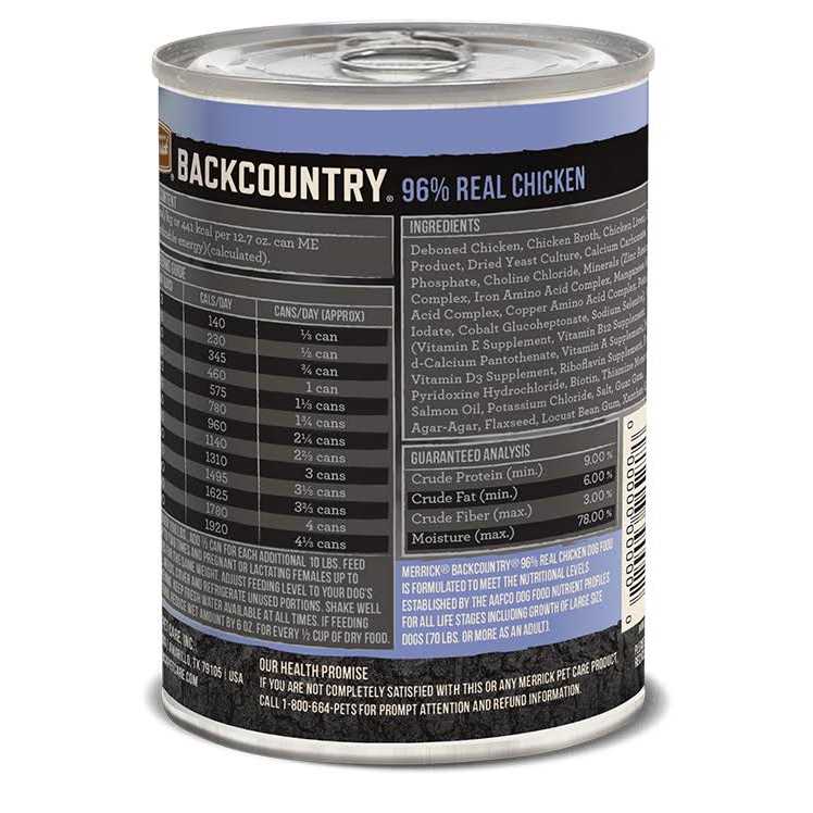 Merrick 96% Real Beef Backcountry Grain Free Canned Dog Food - Nail Gallerys