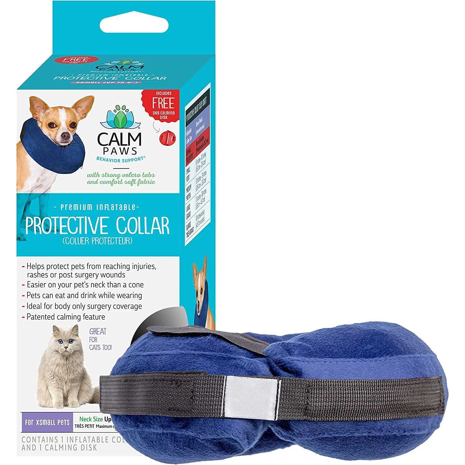 Calm Paws Inflatable Protective Collar - Nail Gallerys