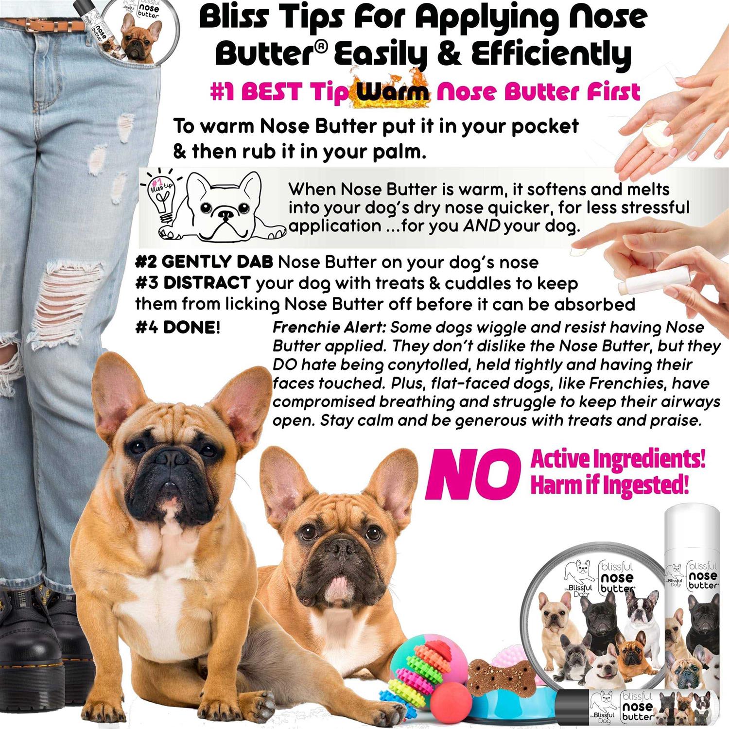 The Blissful Dog Bulldog Unscented Nose Butter - Nail Gallerys
