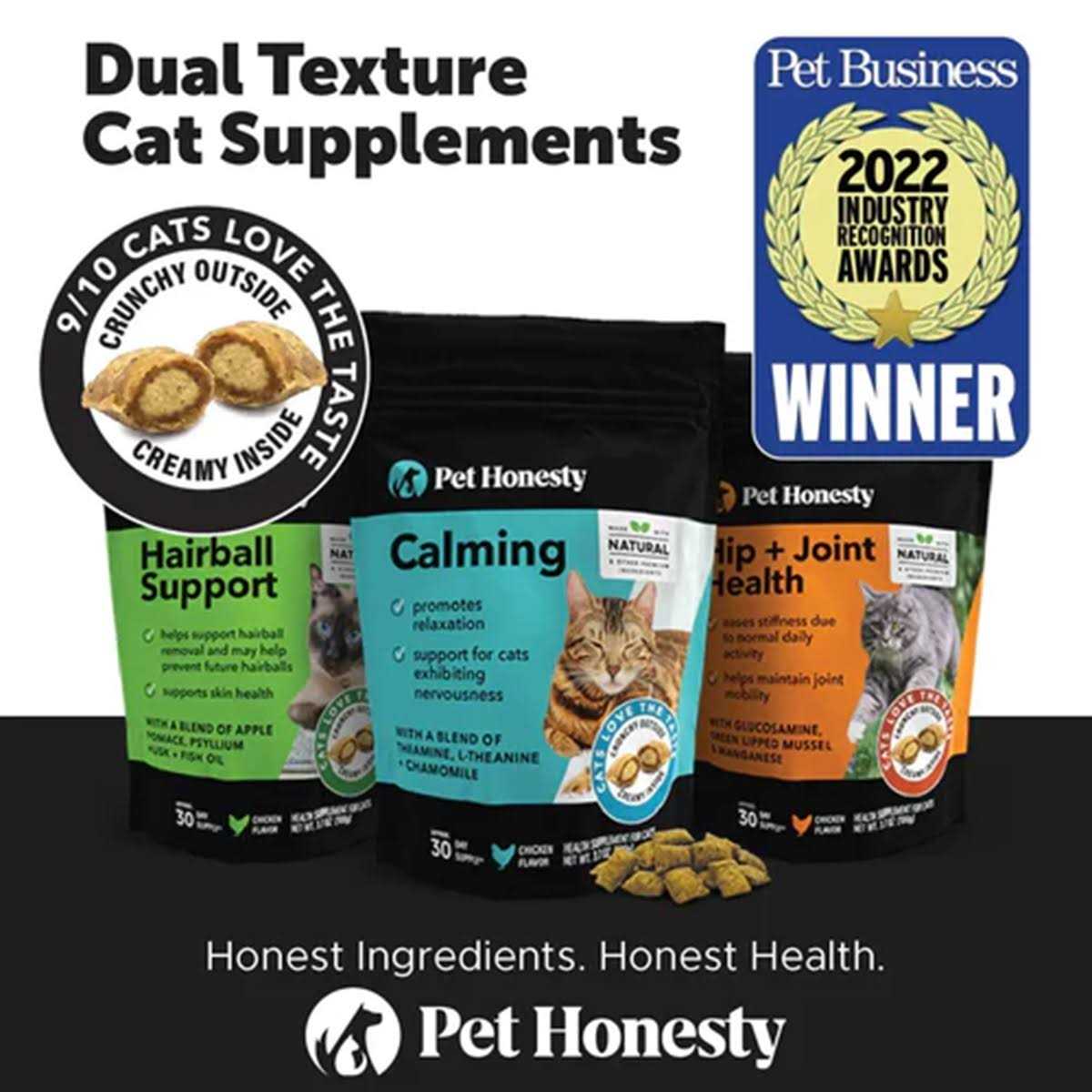 Pet Honesty Calming Dual Texture Cat Chews - Nail Gallerys