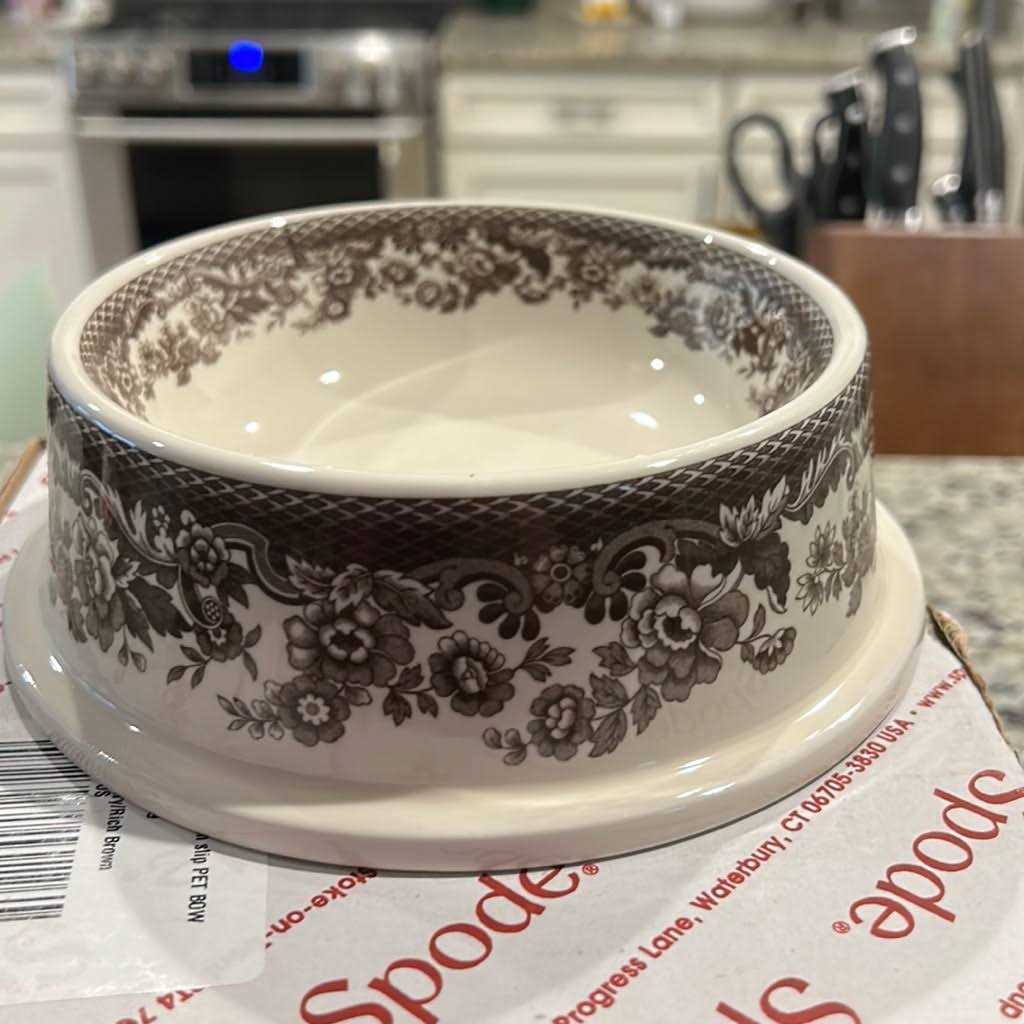 Spode Delamere Pet Bowl - Nail Gallerys