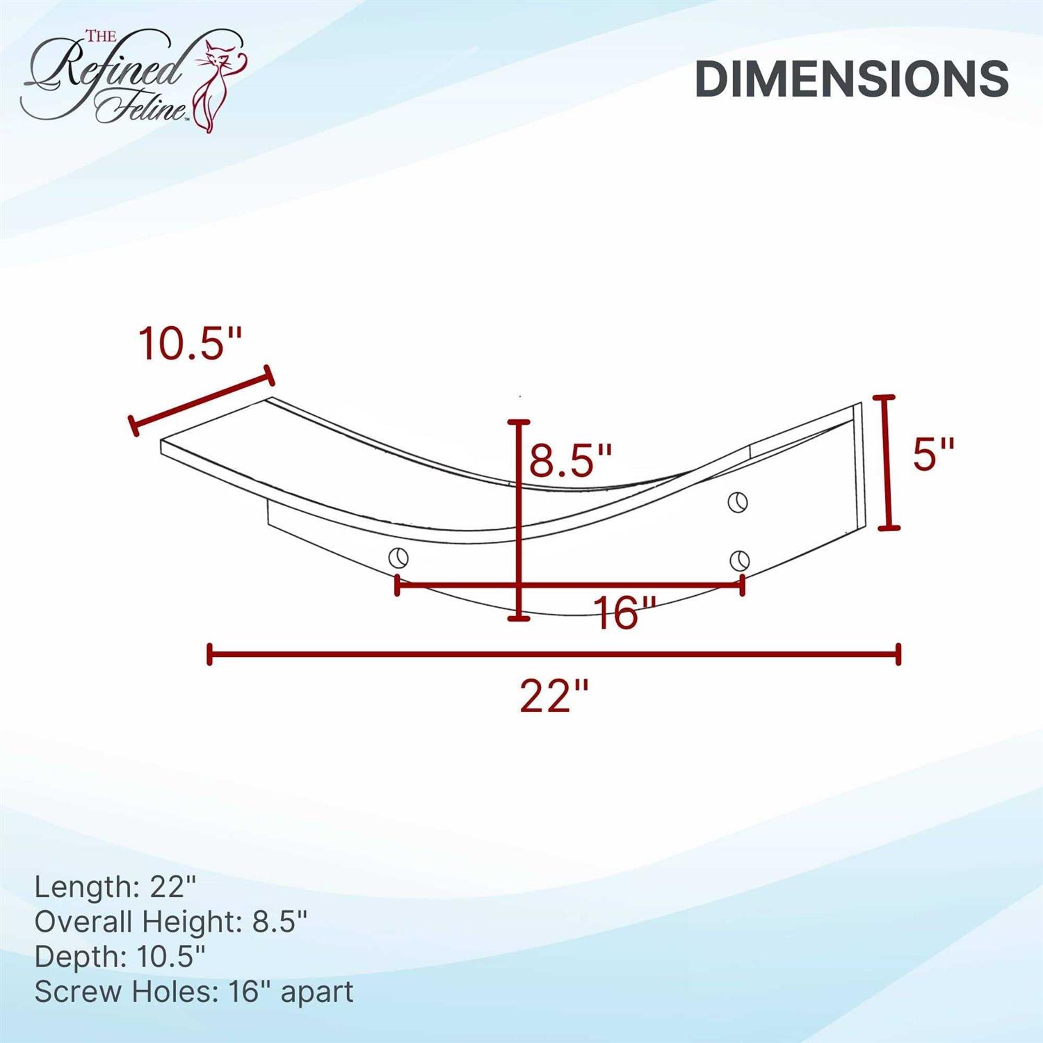 The Refined Feline Lotus Leaf Cat Shelf - Nail Gallerys