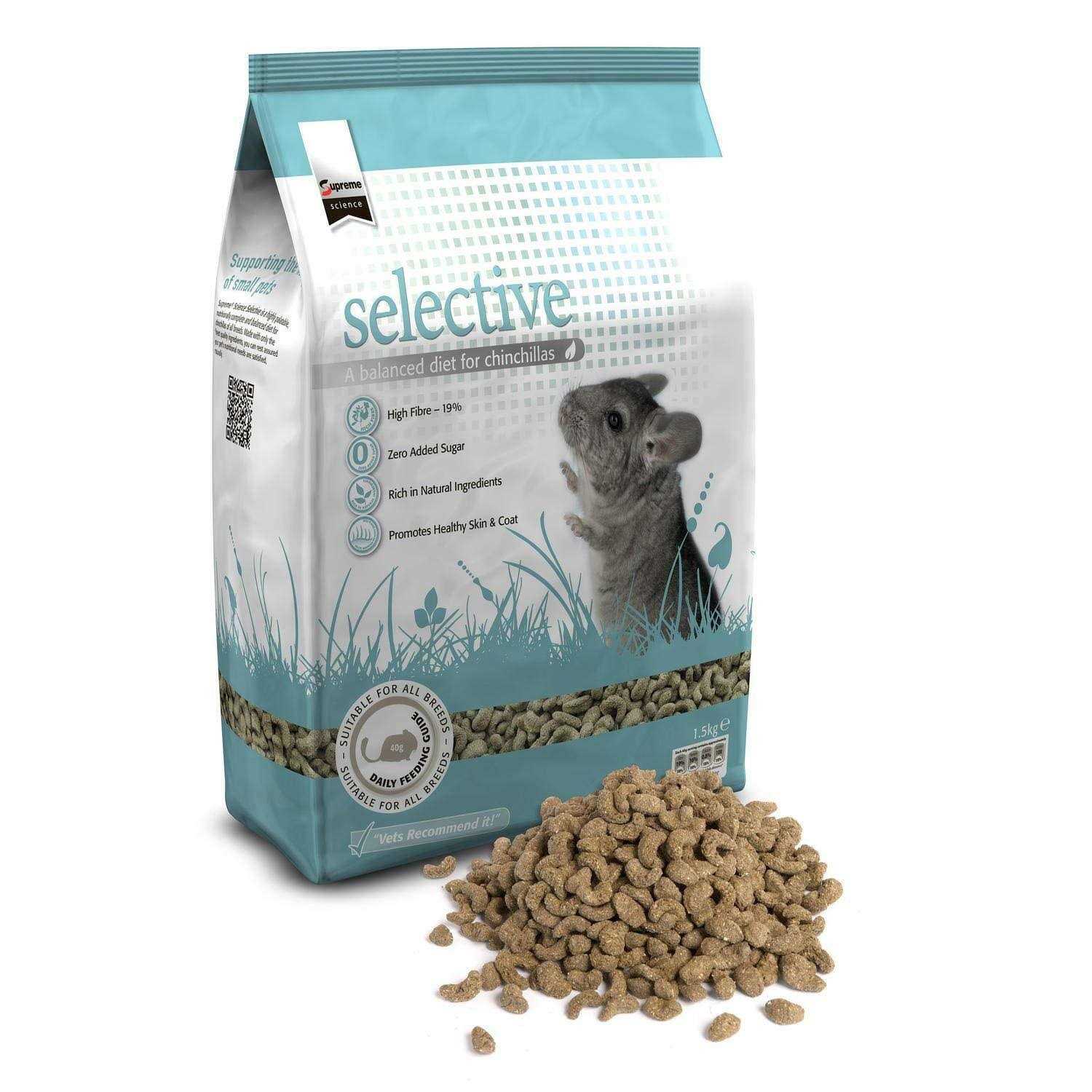 Supreme Petfoods Science Selective Chinchilla 1.5 kg - Nail Gallerys