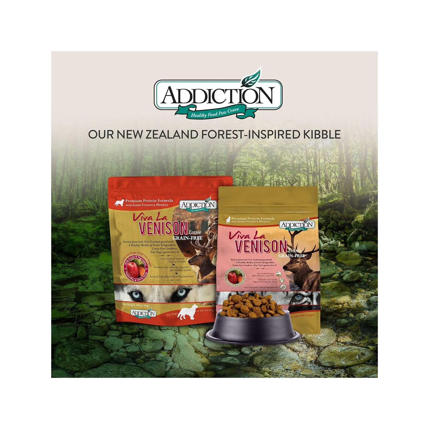 Addiction Viva La Venison Dry Cat Food - Nail Gallerys