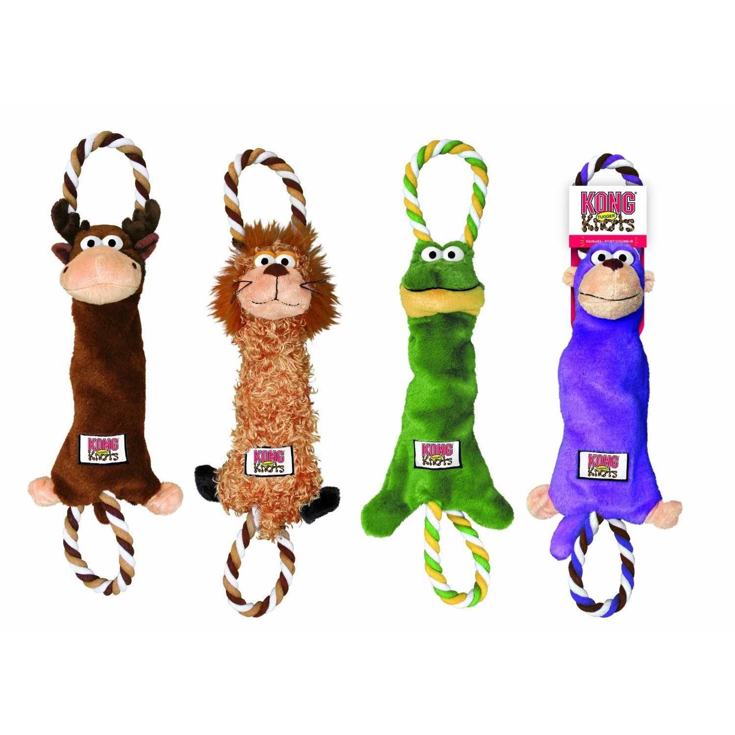 KONG Tugger Knots Moose Dog Toy - Nail Gallerys