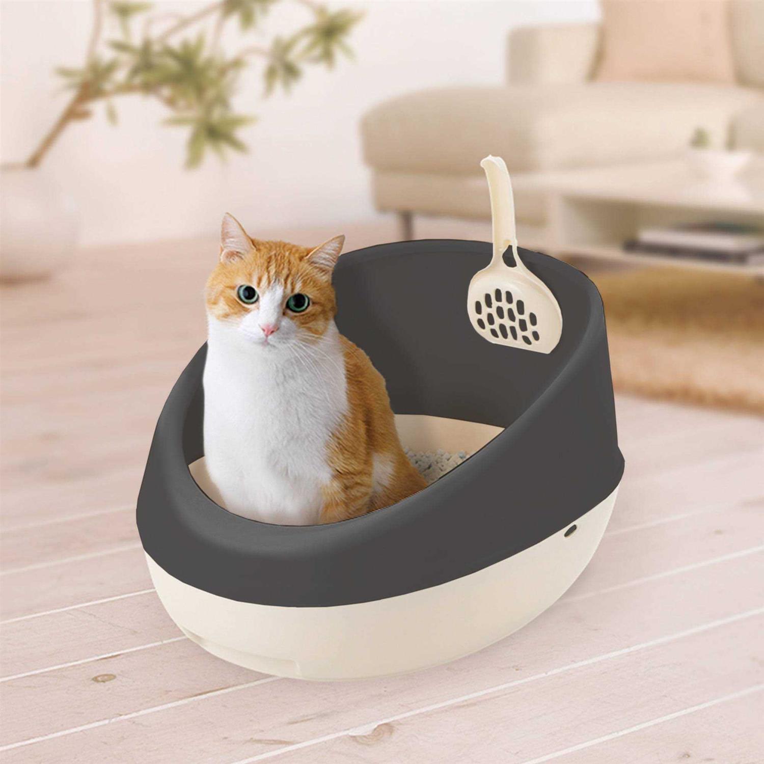 Richell PAW Trax Rimmed Cat Litter Pan - Nail Gallerys