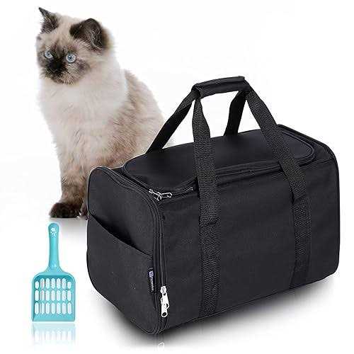 Petleader Portable Cat Litter Box Black,2In 1 Travel Litter Box,Cat Litter Box for Travel,Foldable Cat Travel Litter Box Light Weight - Nail Gallerys