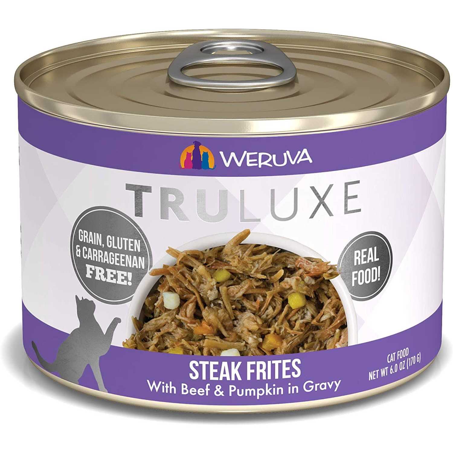 Weruva TruLuxe Steak Frites Beef & Pumpkin Canned Cat Food - Nail Gallerys