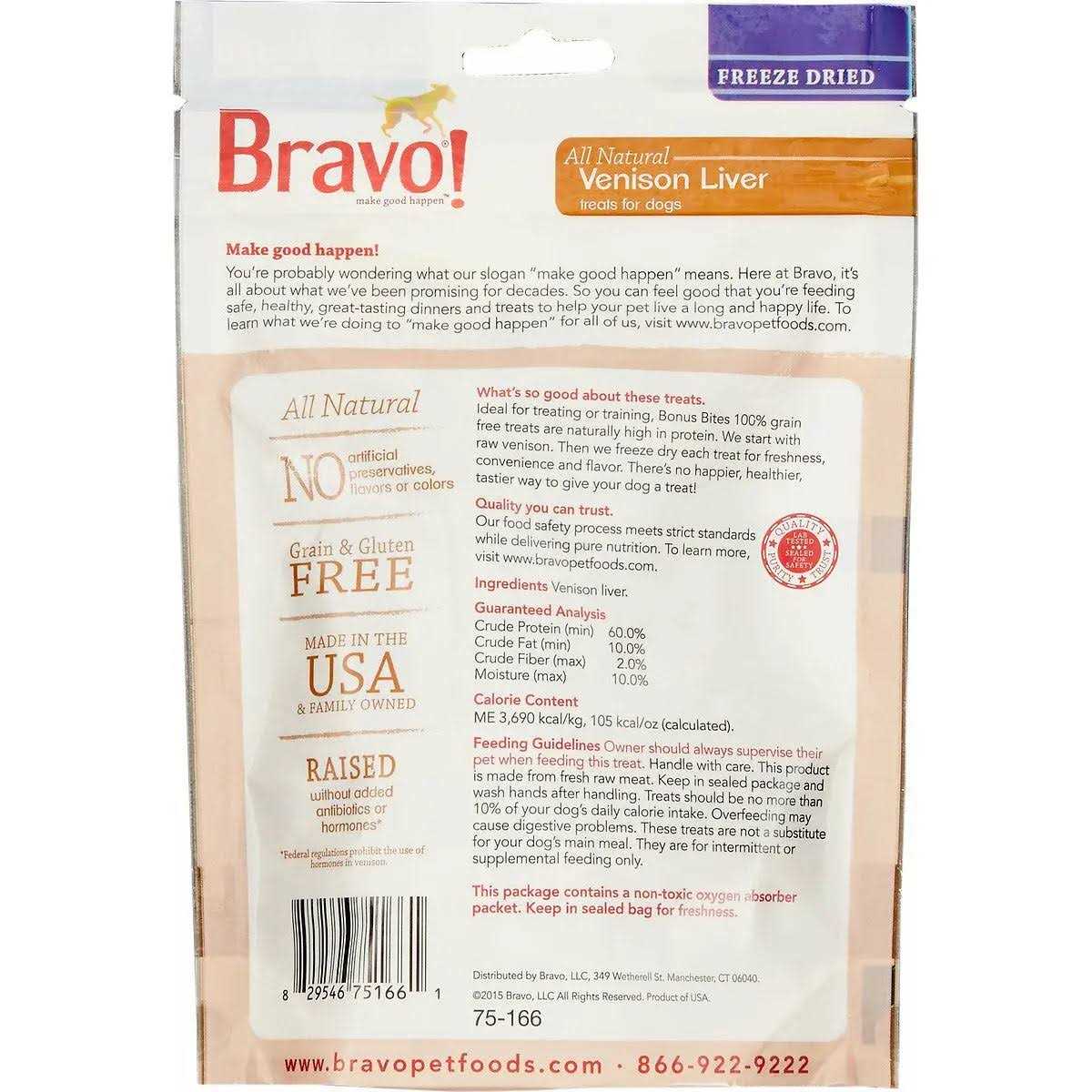 Bravo! Bonus Bites Freeze Dried Dog Treats - Nail Gallerys