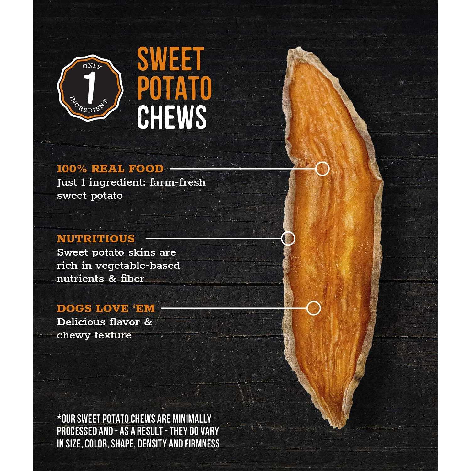 Wholesome Pride Sweet Potato Chews Dog Treats - Nail Gallerys