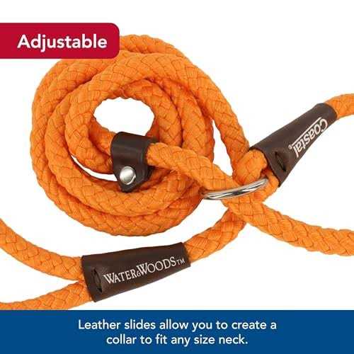 Water & Woods Braided Rope Dog Slip Leash - Nail Gallerys
