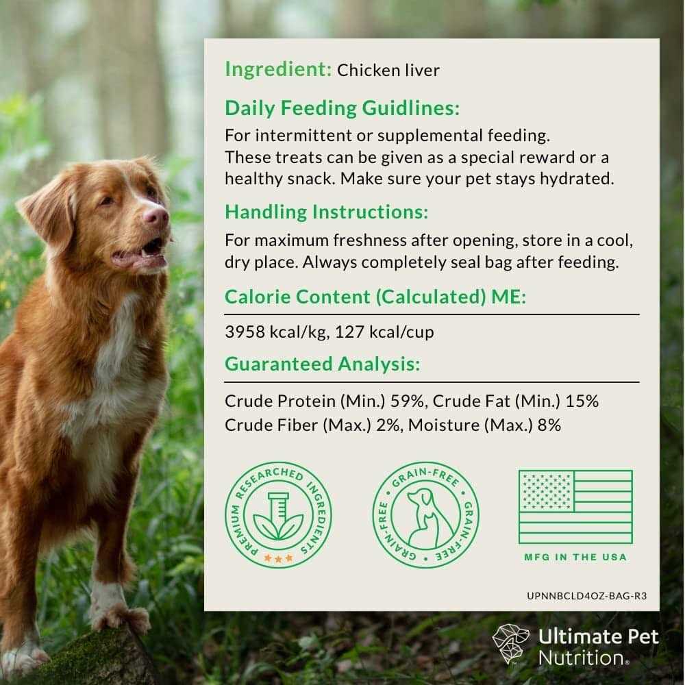 Ultimate Pet Nutrition Nutra Bites Liver Freeze-Dried Dog Treats - Nail Gallerys