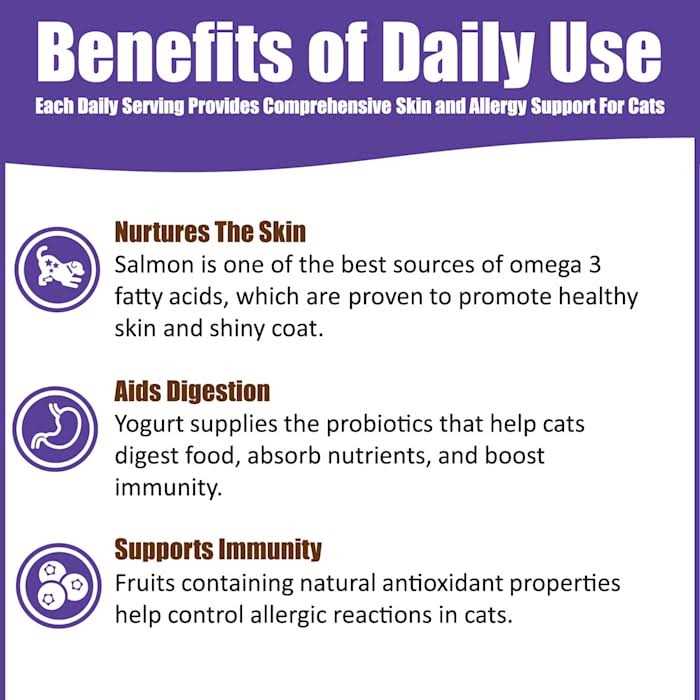 Whole Life Pet Nature’s Remedy Skin & Allergy Support Whole Food Cat Supplement - Nail Gallerys