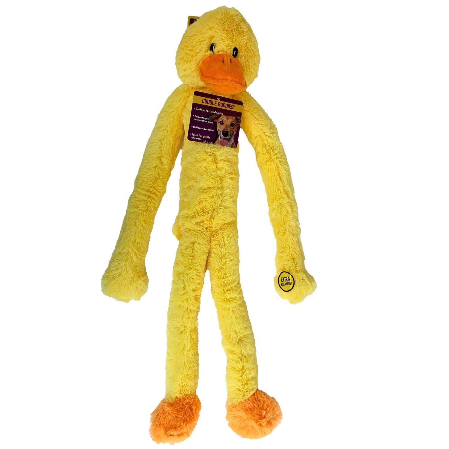 Multipet Swingin’ Slevins Duck Plush Dog Toy - Nail Gallerys