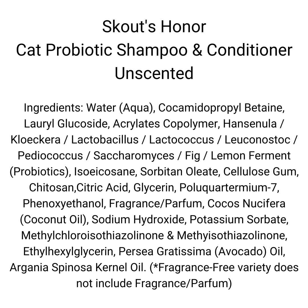 Skout’s Honor Probiotic Cat Shampoo Conditioner - Nail Gallerys