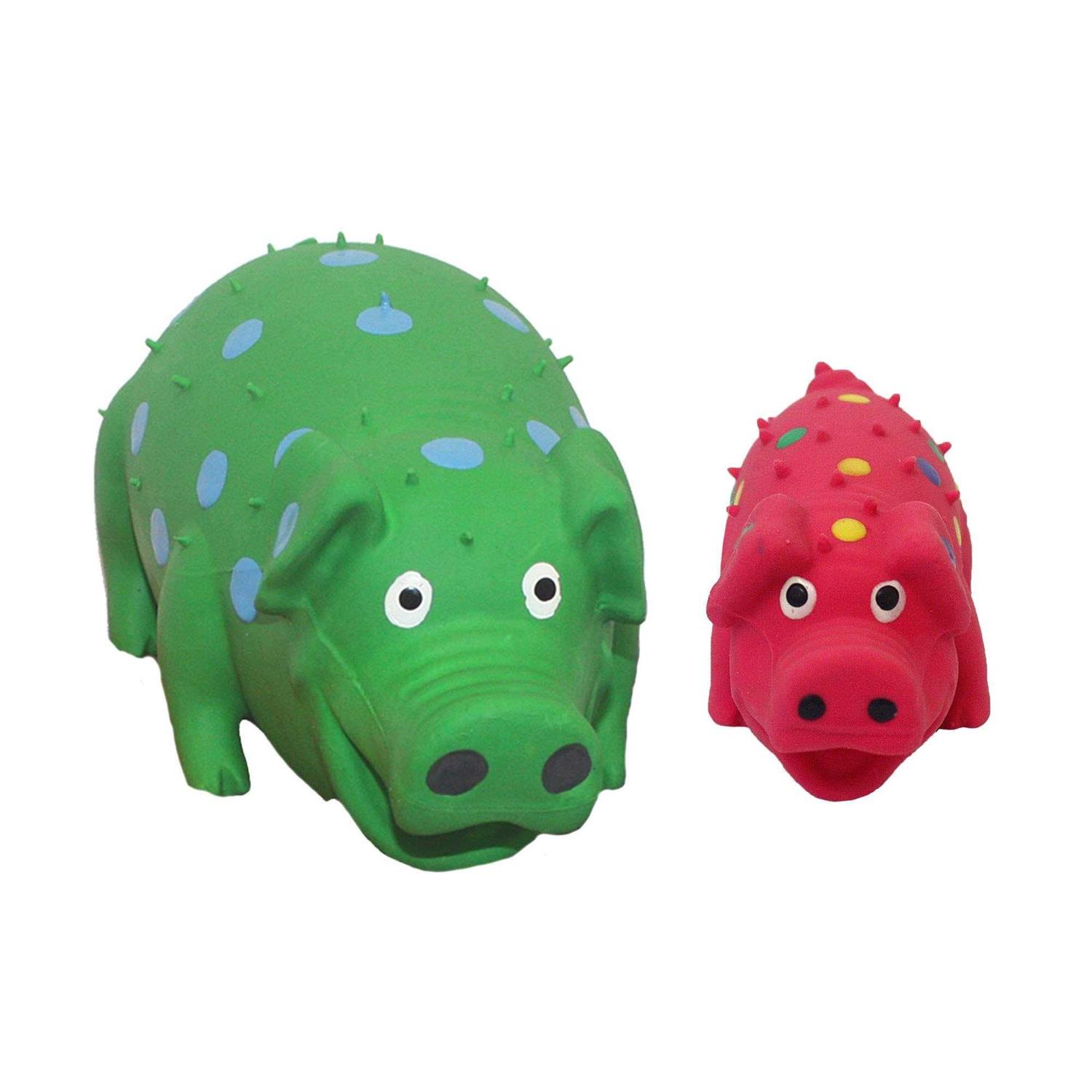 Multipet Globlet Latex Pig Dog Toy - Nail Gallerys