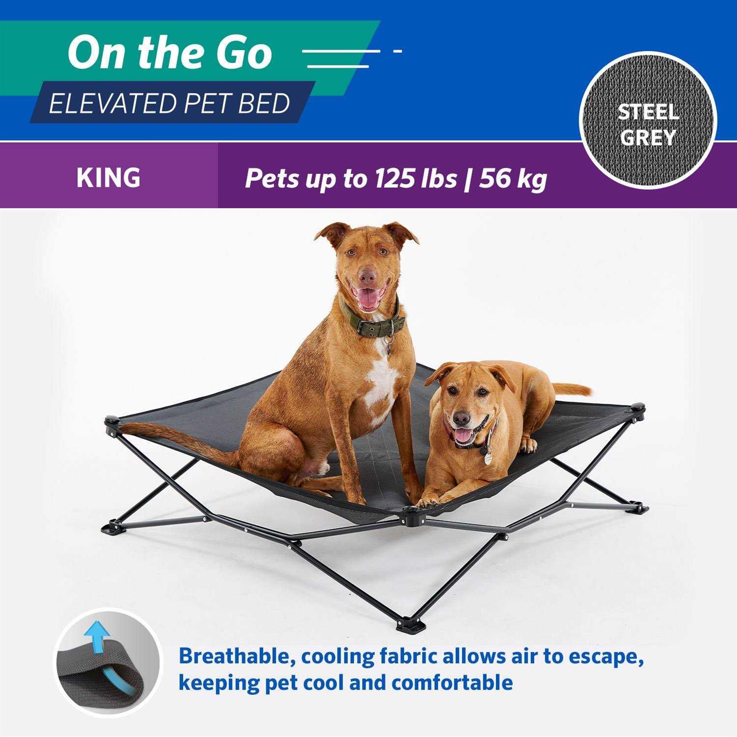 Coolaroo On-the-Go Elevated Pet Bed - Nail Gallerys