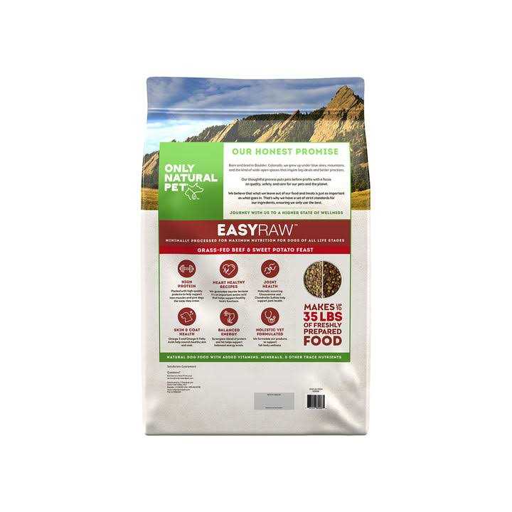 EasyRaw Grass-Fed Beef with Sweet Potato Feast Dehydrated Dog Food - Nail Gallerys