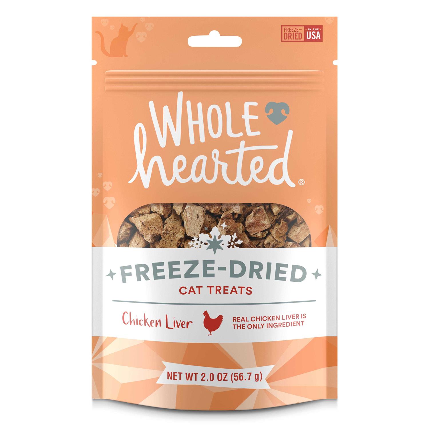 WholeHearted Chicken Liver Freeze-Dried Cat Treats - Nail Gallerys