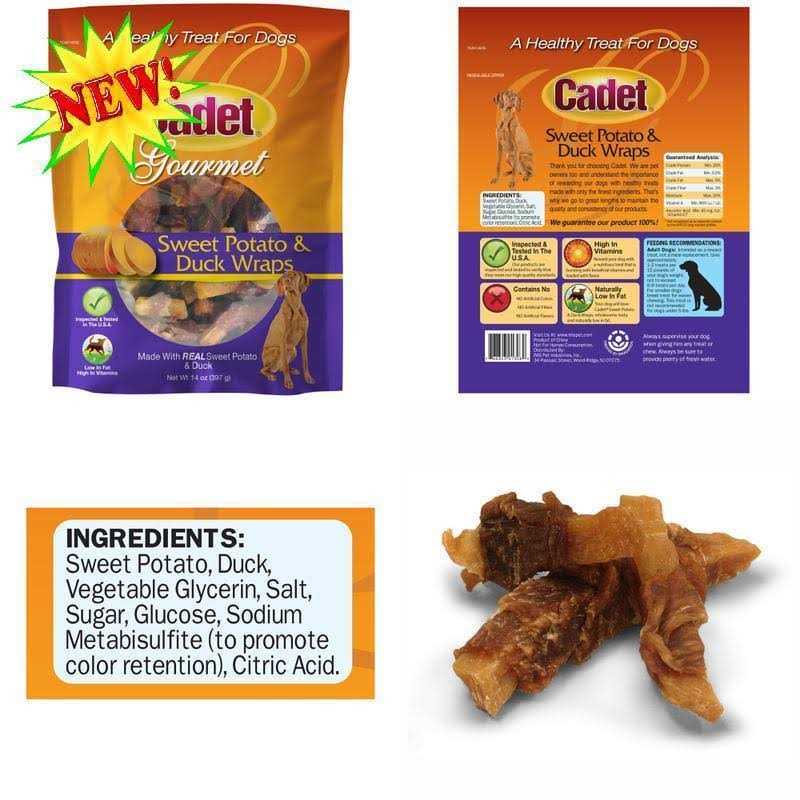 Cadet Sweet Potato & Duck Wraps Dog Treats - Nail Gallerys