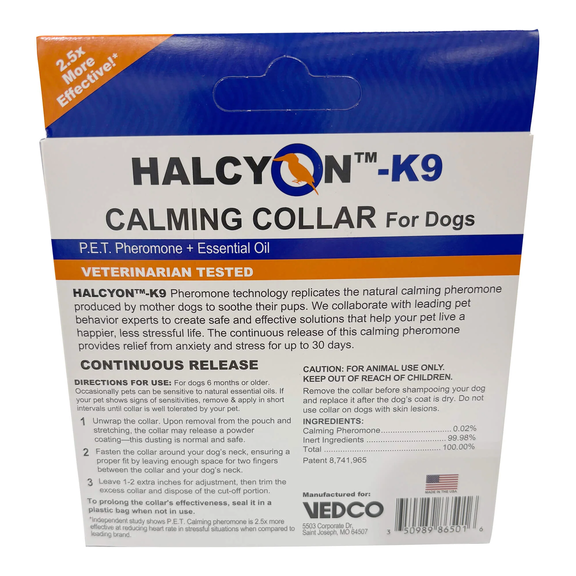 Halcyon K9 Calming Collar for Dogs - Nail Gallerys