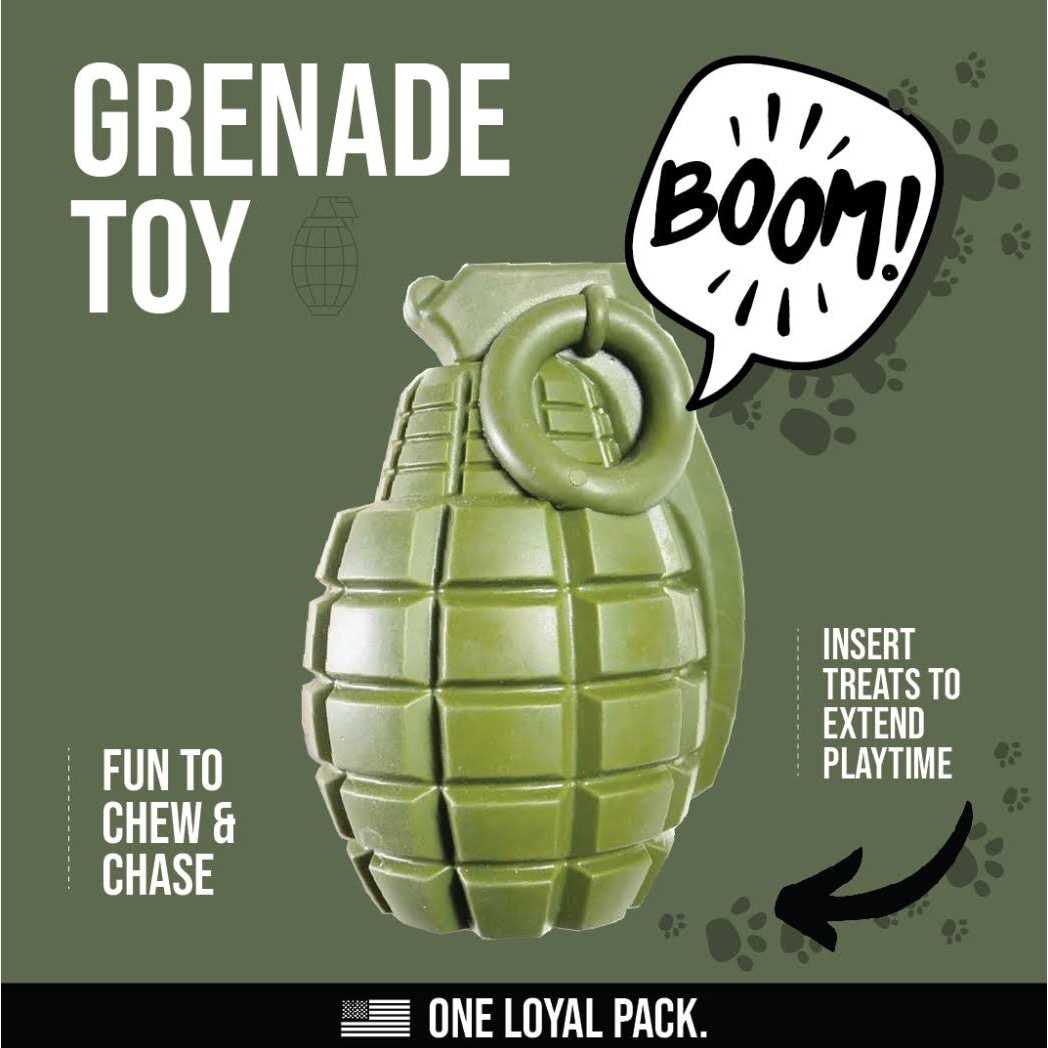 Operation Good Boy Grenade Dog Toy - Nail Gallerys