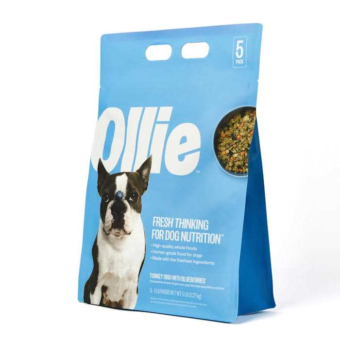 Ollie Fresh Turkey Dish with Blueberries Frozen Dog Food - Nail Gallerys