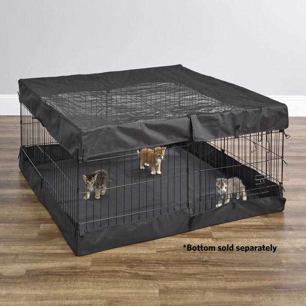 MidWest Homes For Pets Square Exercise Pen Fabric Mesh Top 540-SQT - Nail Gallerys