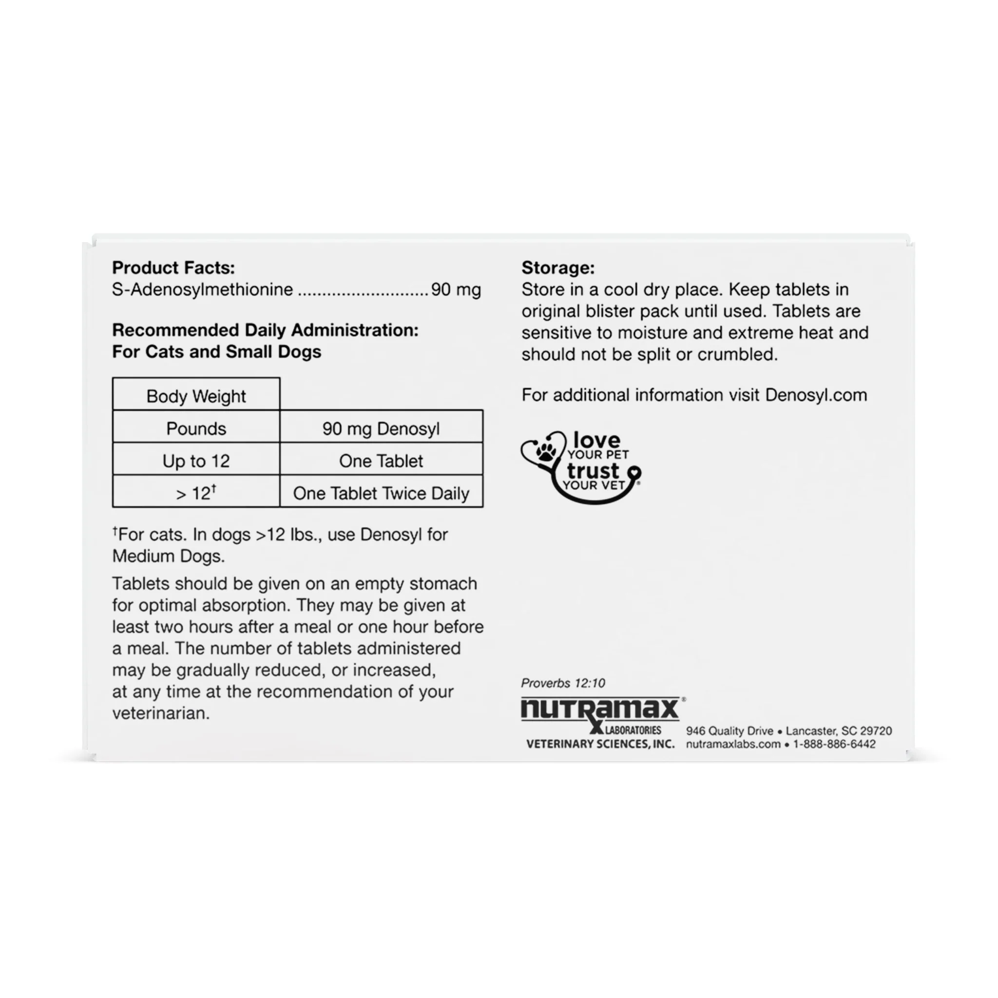 Nutramax Denosyl Liver and Brain Health Supplement - Nail Gallerys