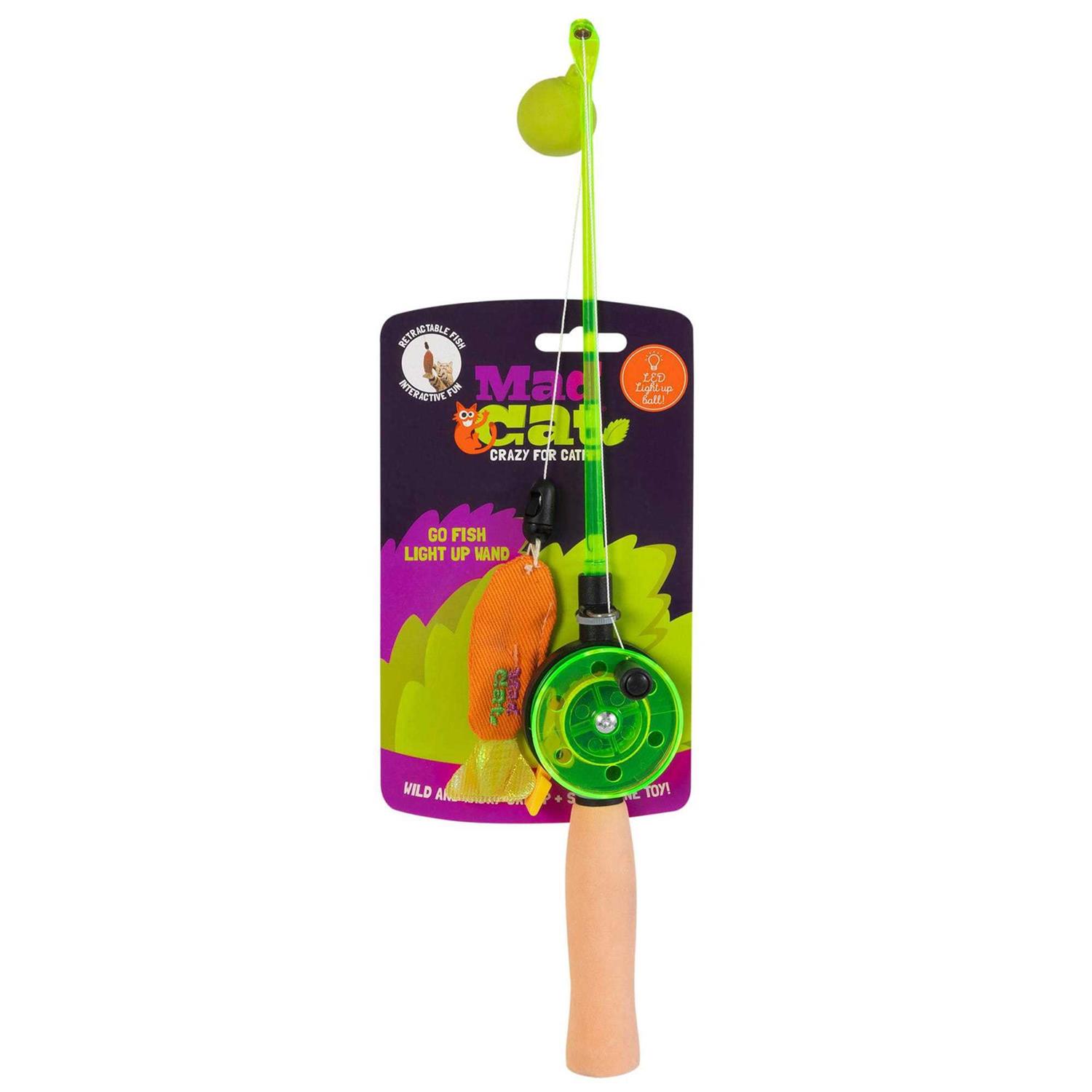 Mad Cat Fishing Pole Frenzy Cat Toy - Nail Gallerys