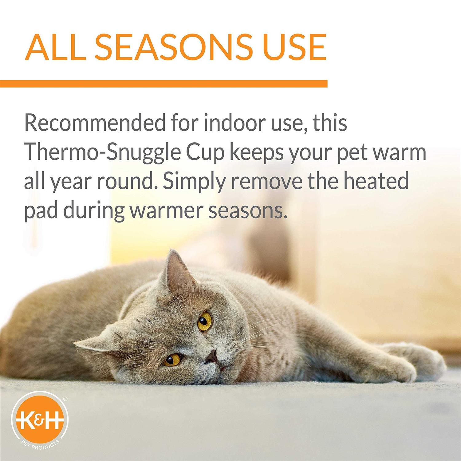 K&H Thermo-Snuggle Cup Pet Bed Bomber - Nail Gallerys