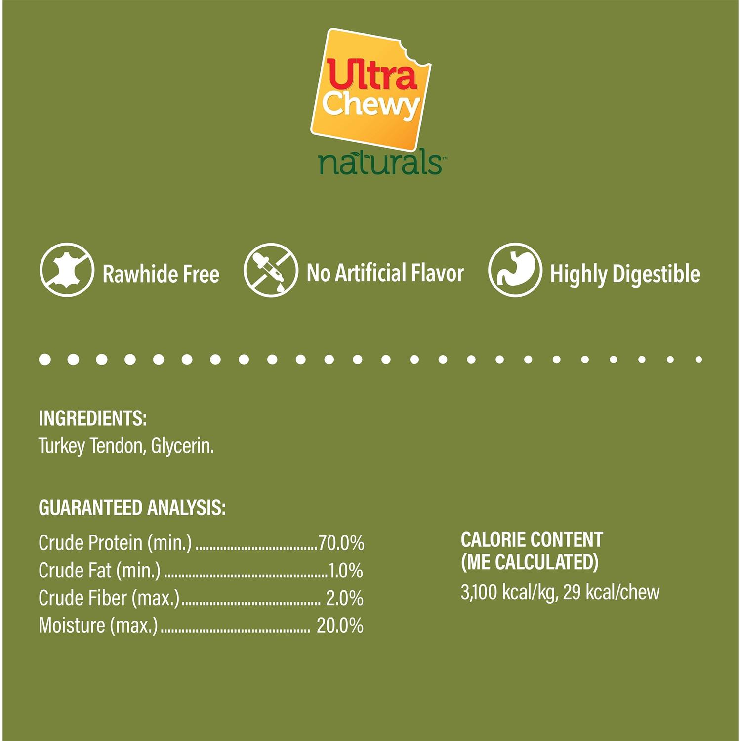 Ultra Chewy Turkey Tendon Rings for Dogs Premium All-Natural - Nail Gallerys