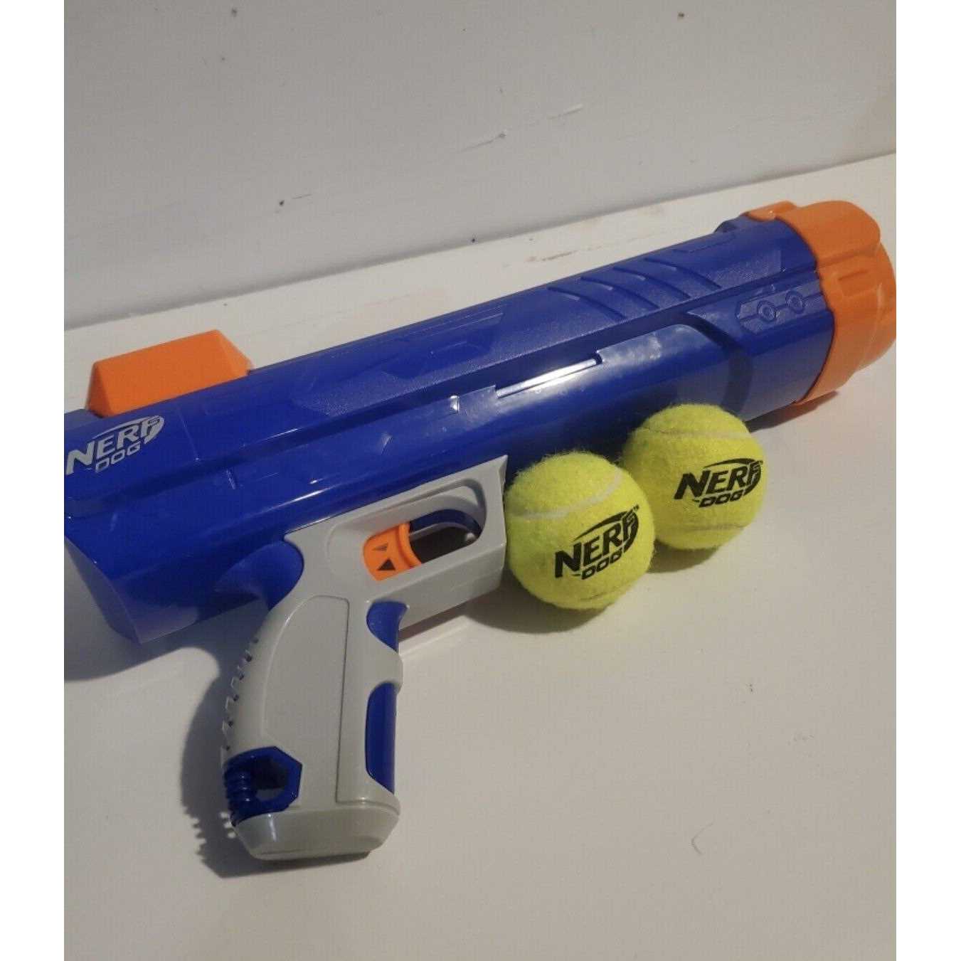 Nerf Dog 16” Tennis Ball Blaster Dog Toy with 4 Balls - Nail Gallerys