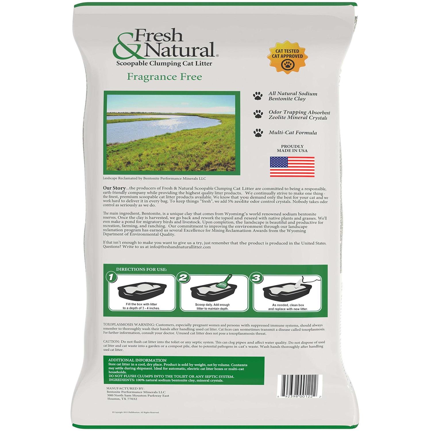 Fresh & Natural Fragrance Scoopable Clay Cat Litter - Nail Gallerys