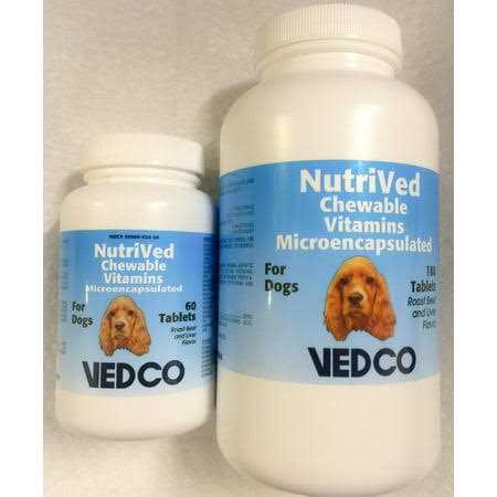 Vedco NutriVed Chewable Vitamins for Dogs 180 Tablets - Nail Gallerys