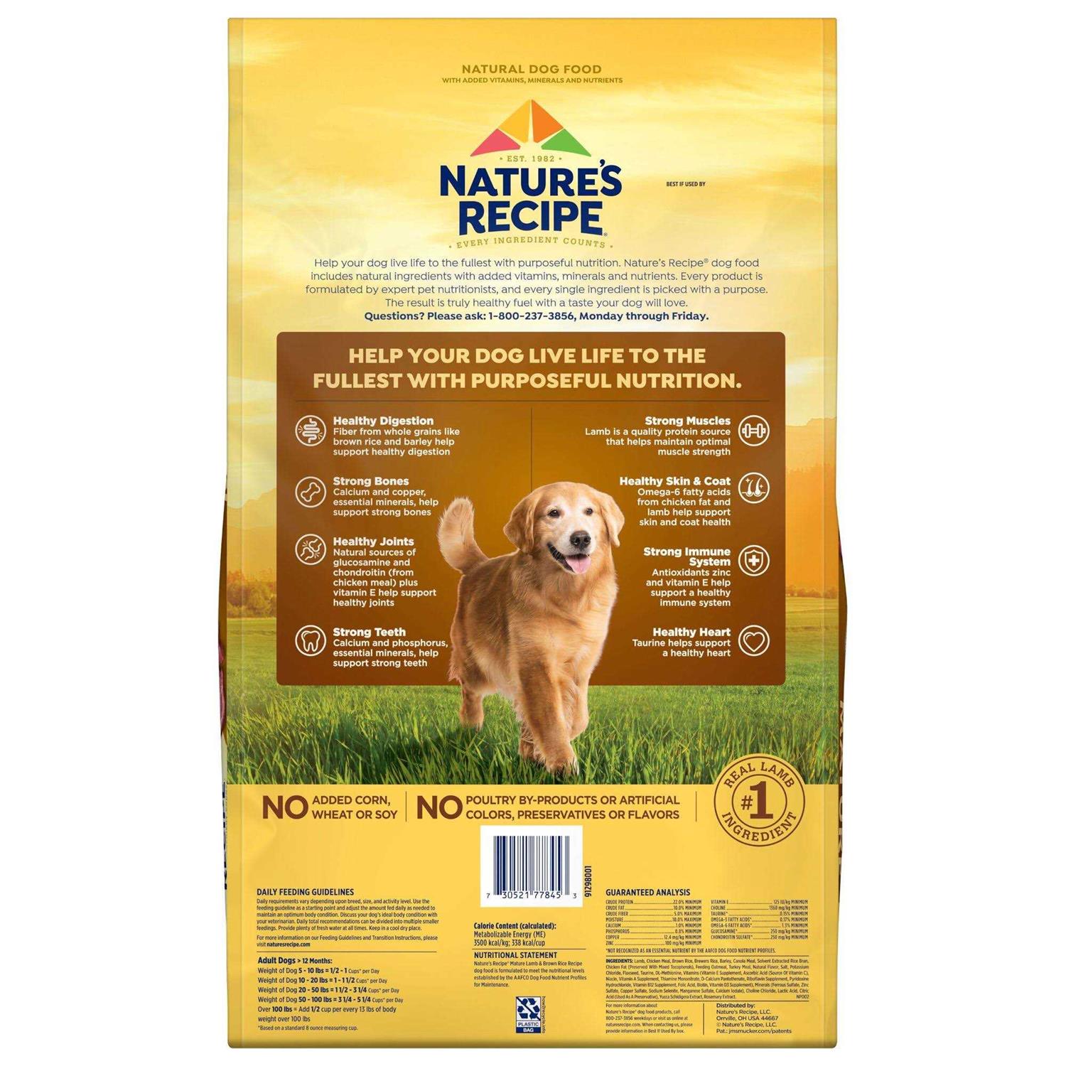Nature’s Recipe Mature Dry Dog Food - Nail Gallerys