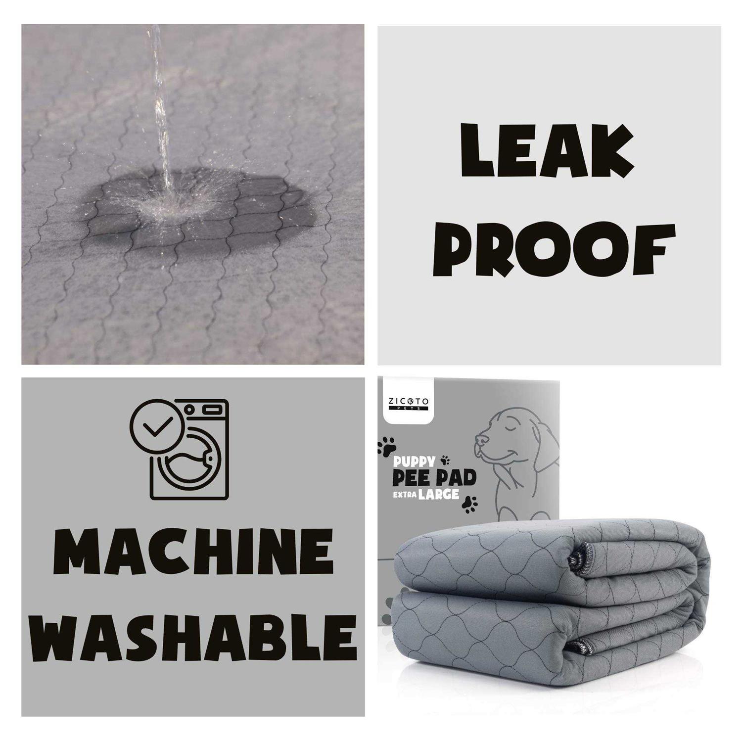 ZICOTO The Ultimate Easy to Clean XXL Puppy Whelping Pad 72×72 Our Washable Super Absorption Pee Pad is Perfect for Your Whelping Box Or - Nail Gallerys