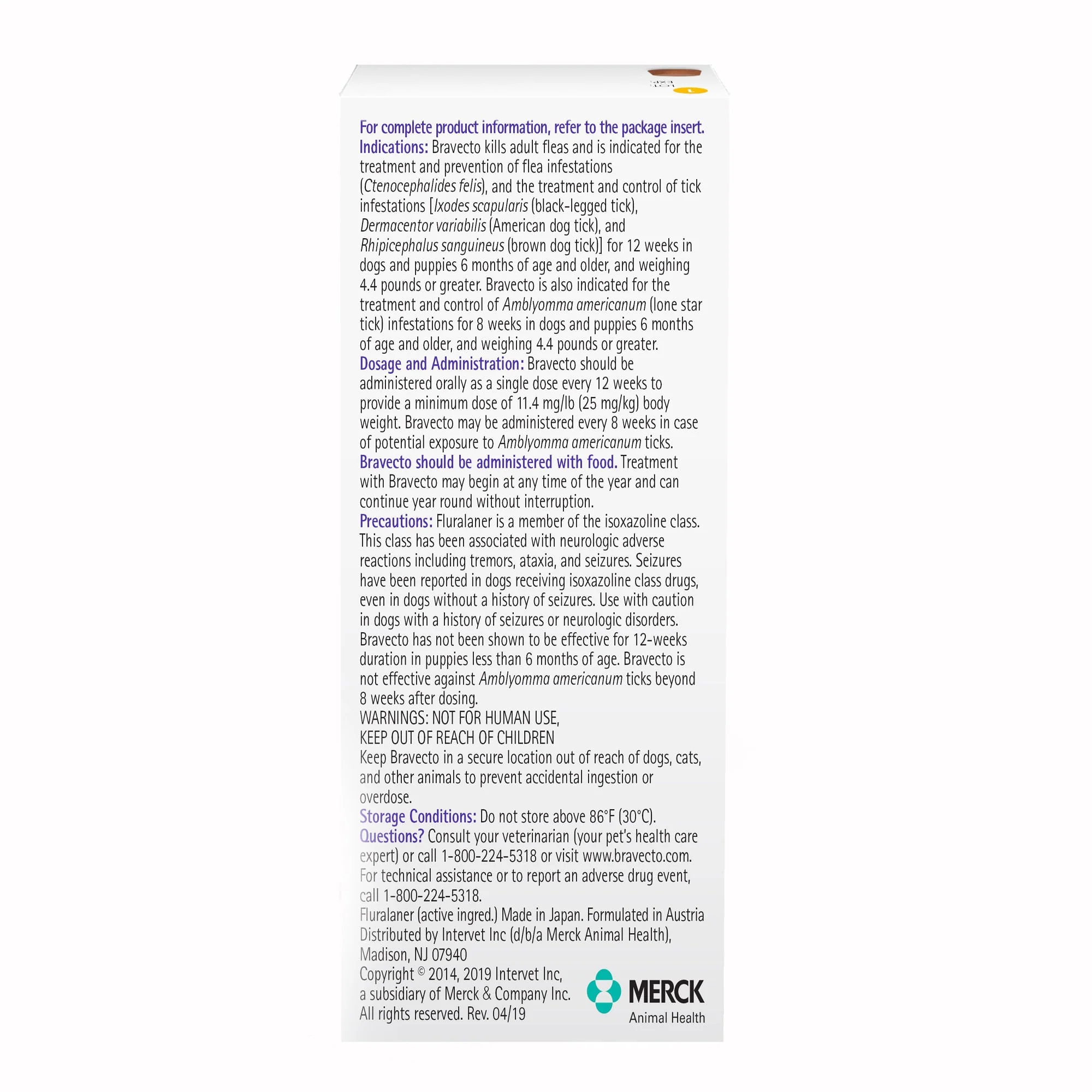 Bravecto Chews for Dogs (Fluralaner), 1 Chew - Nail Gallerys