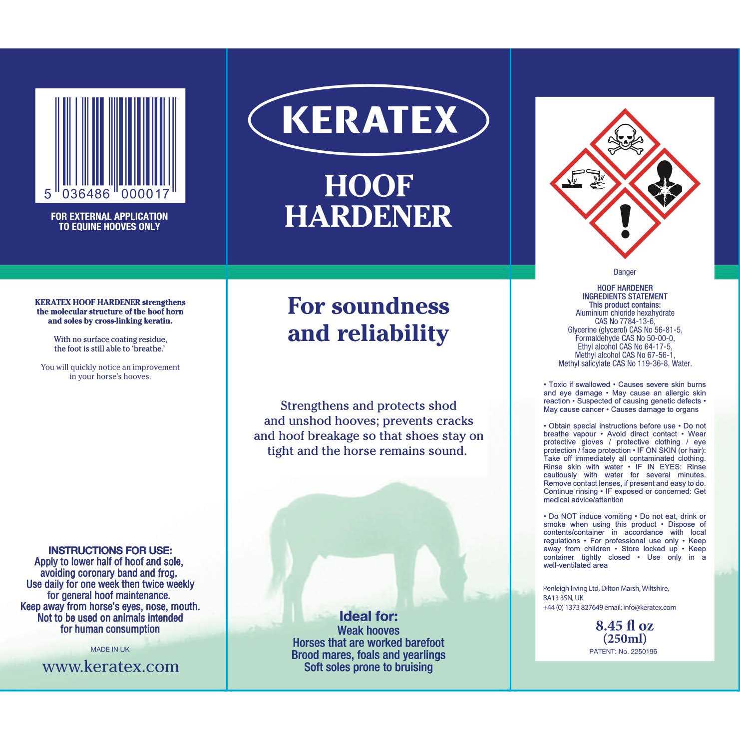 Keratex Hoof Hardener - Nail Gallerys