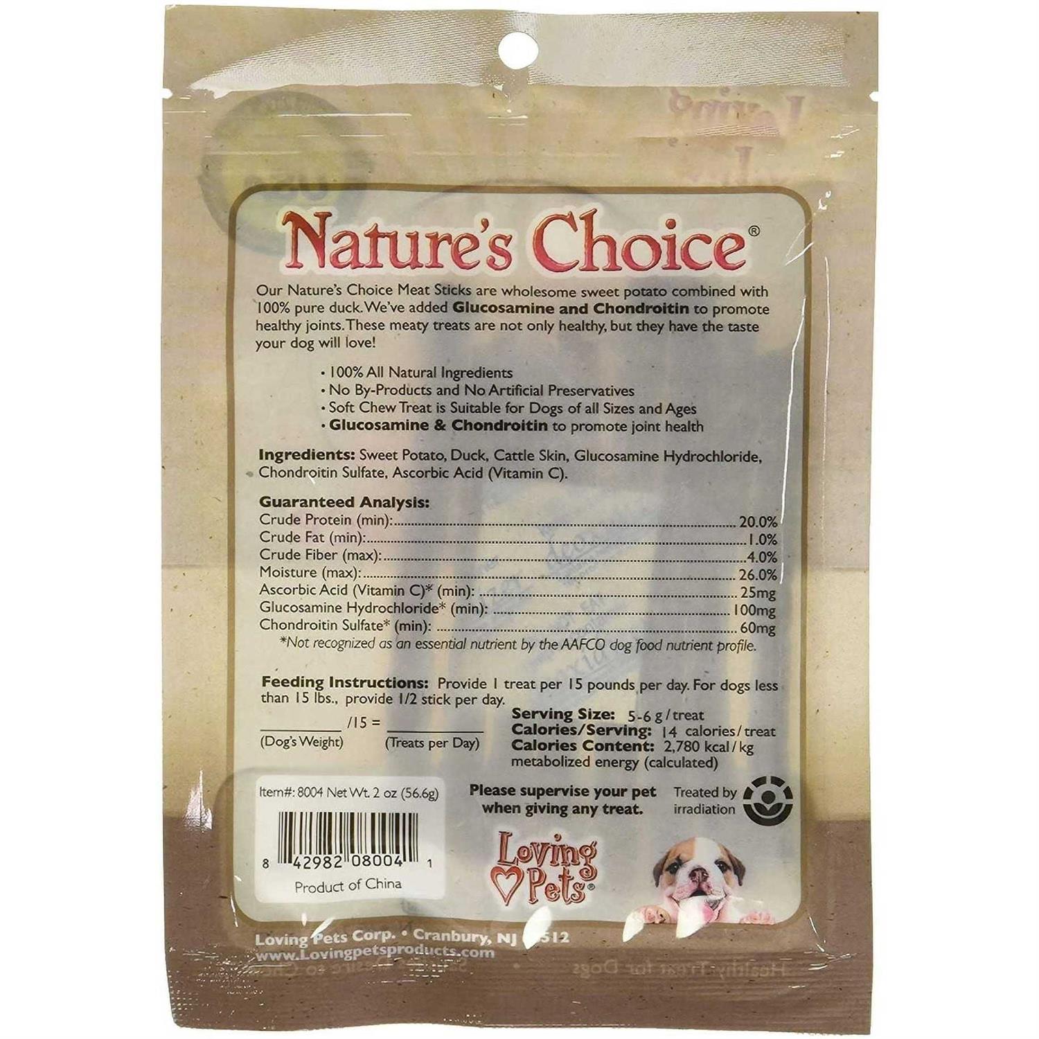 Loving Pets Nature’s Choice Sweet Potato & Duck Meat Sticks - Nail Gallerys