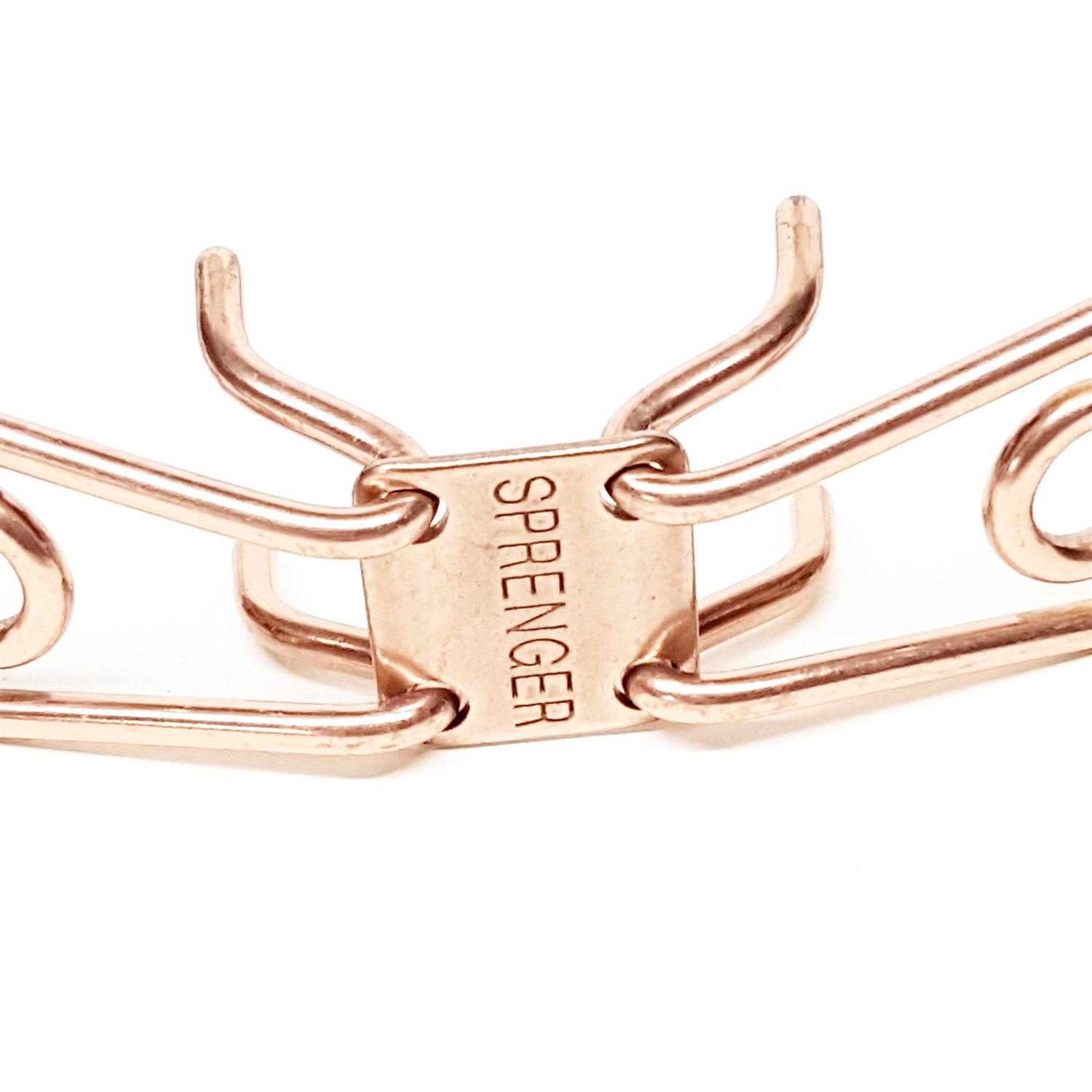 Herm Sprenger Curogan ULTRA-PLUS Training Collar with Center-Plate and Assembly Chain - Nail Gallerys