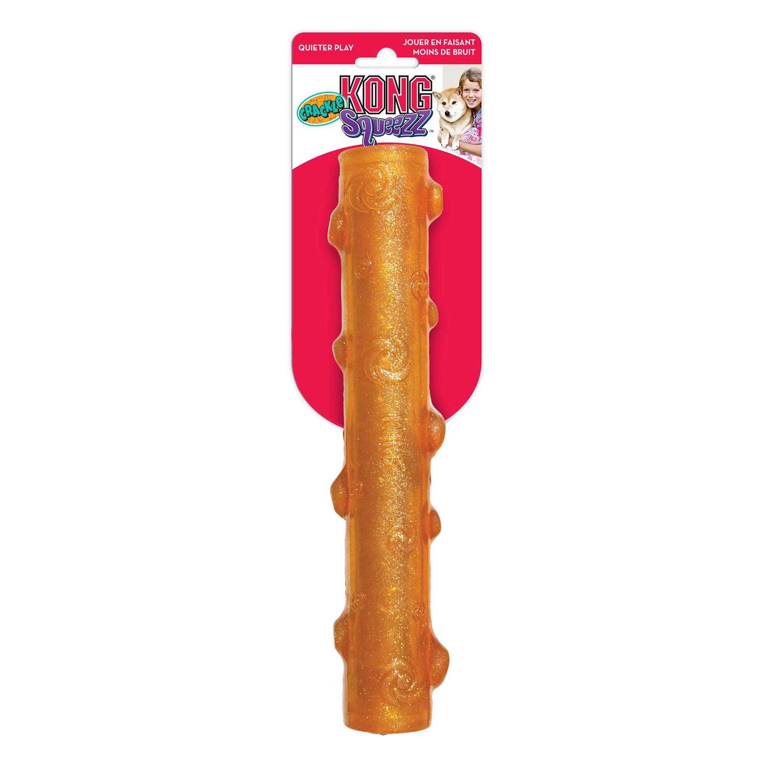 Kong Crackle Squeezz Stick Dog Toy - Nail Gallerys