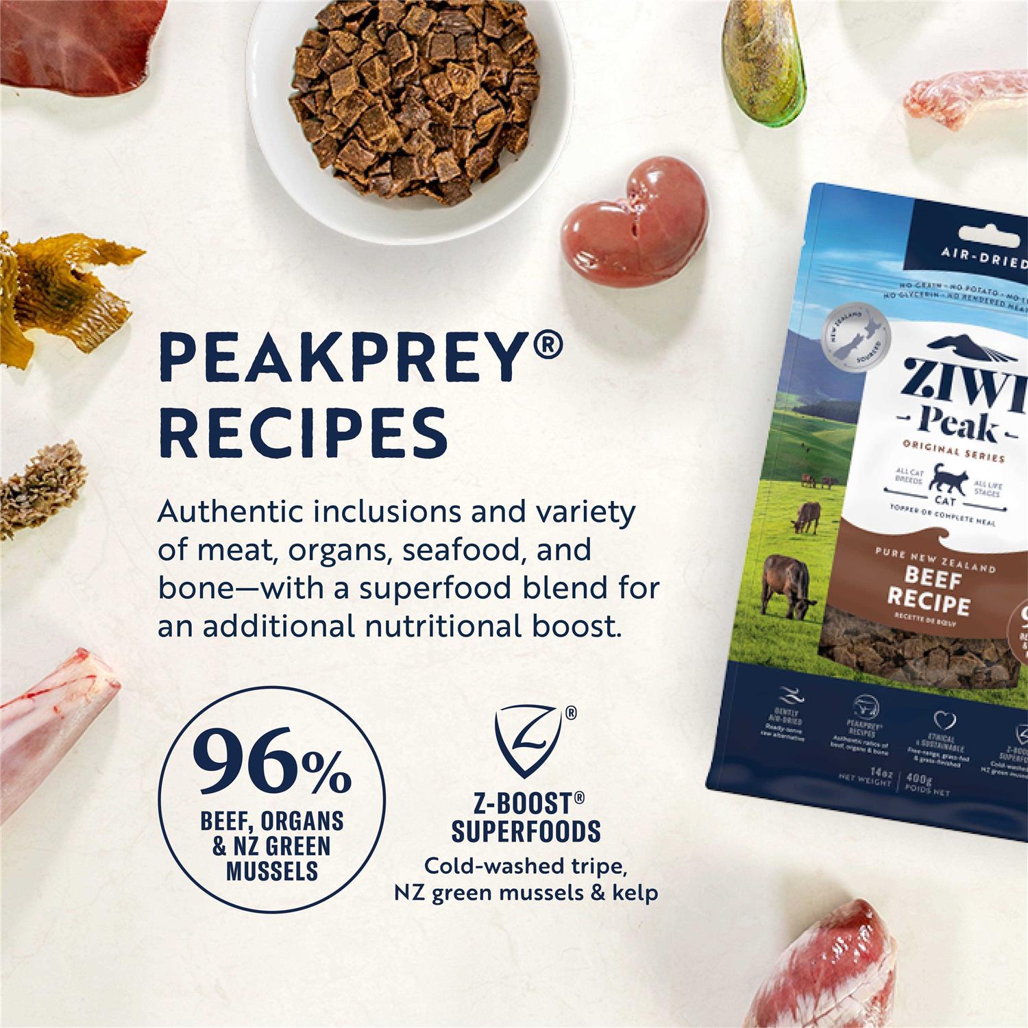 Ziwi Peak Air Dried Beef Cat Food - Nail Gallerys