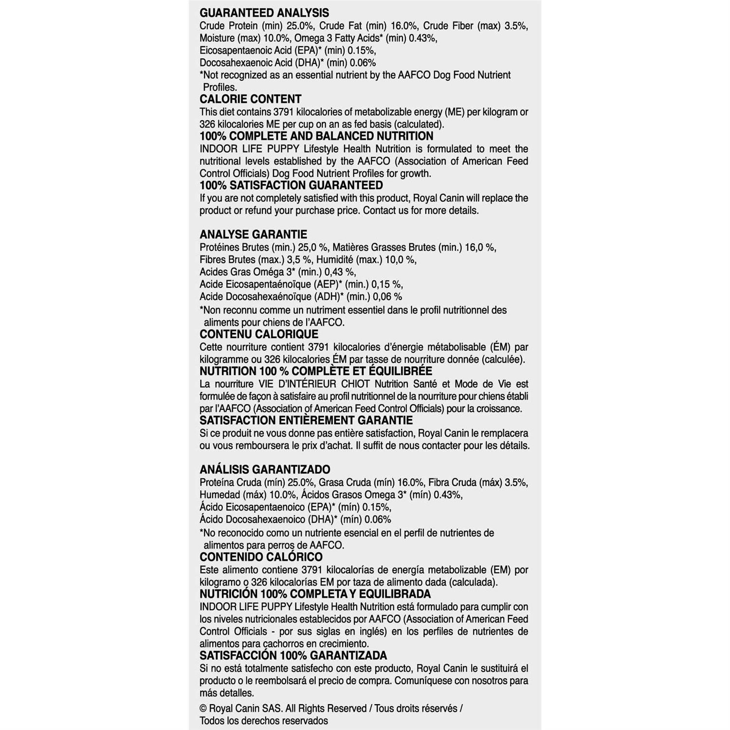 Royal Canin Indoor Small Puppy Dry Dog Food - Nail Gallerys