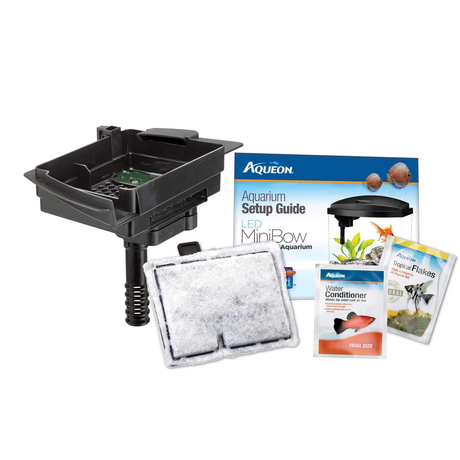 Aqueon LED MiniBow SmartClean Aquarium Kit - Nail Gallerys