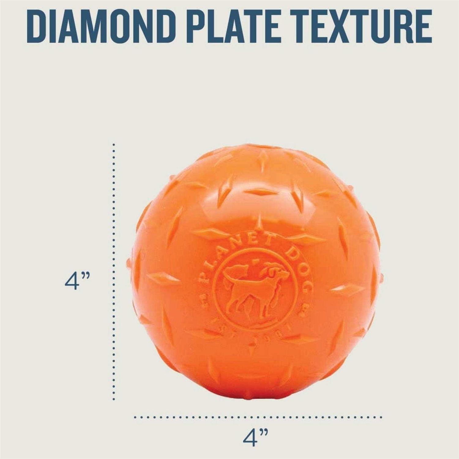 Planet Dog Orbee Tuff Diamond Plate Ball - Nail Gallerys