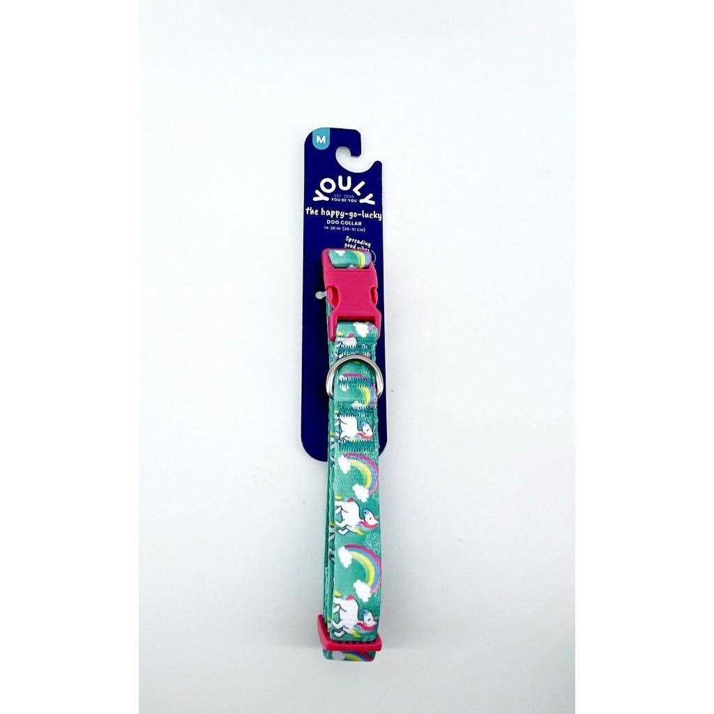 Youly The Happy-Go-Lucky Rainbows and Unicorns Dog Collar - Nail Gallerys