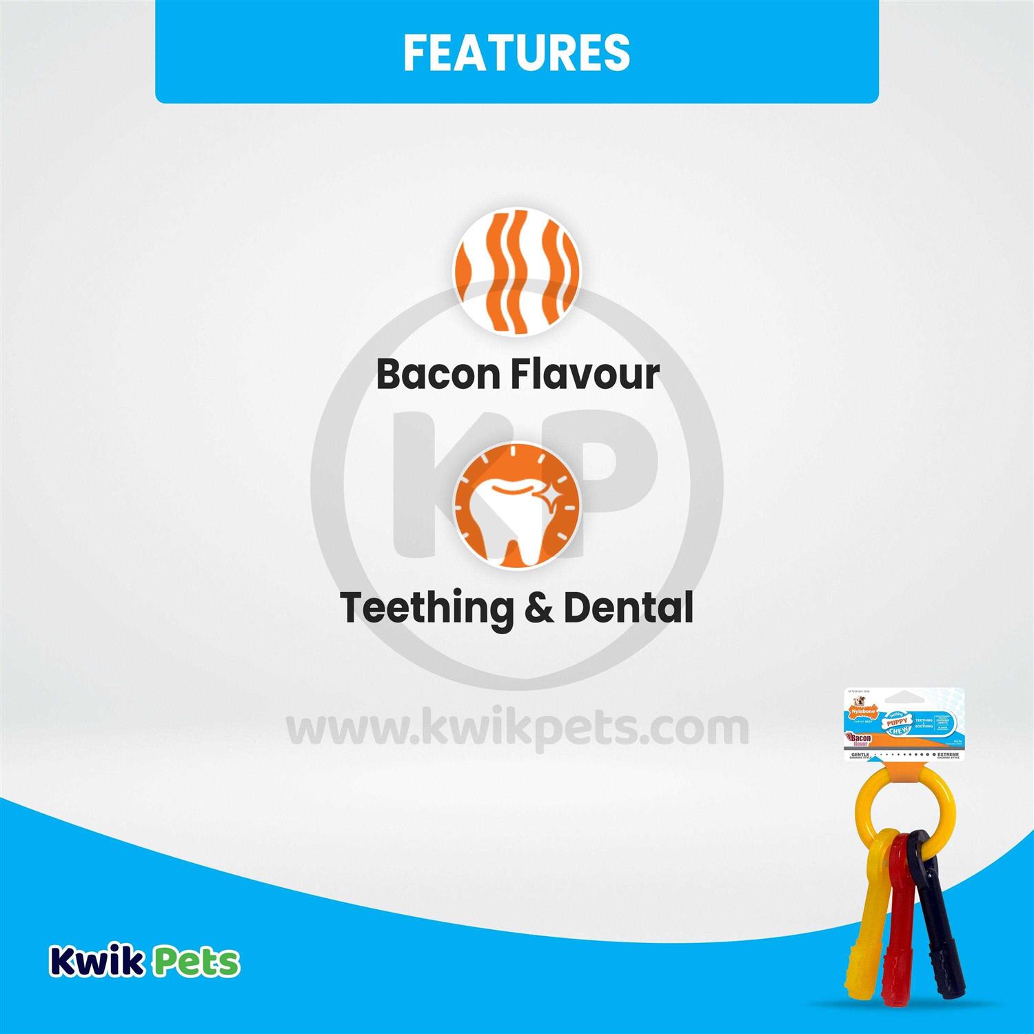 Nylabone Puppy Chew Teething Keys - Nail Gallerys