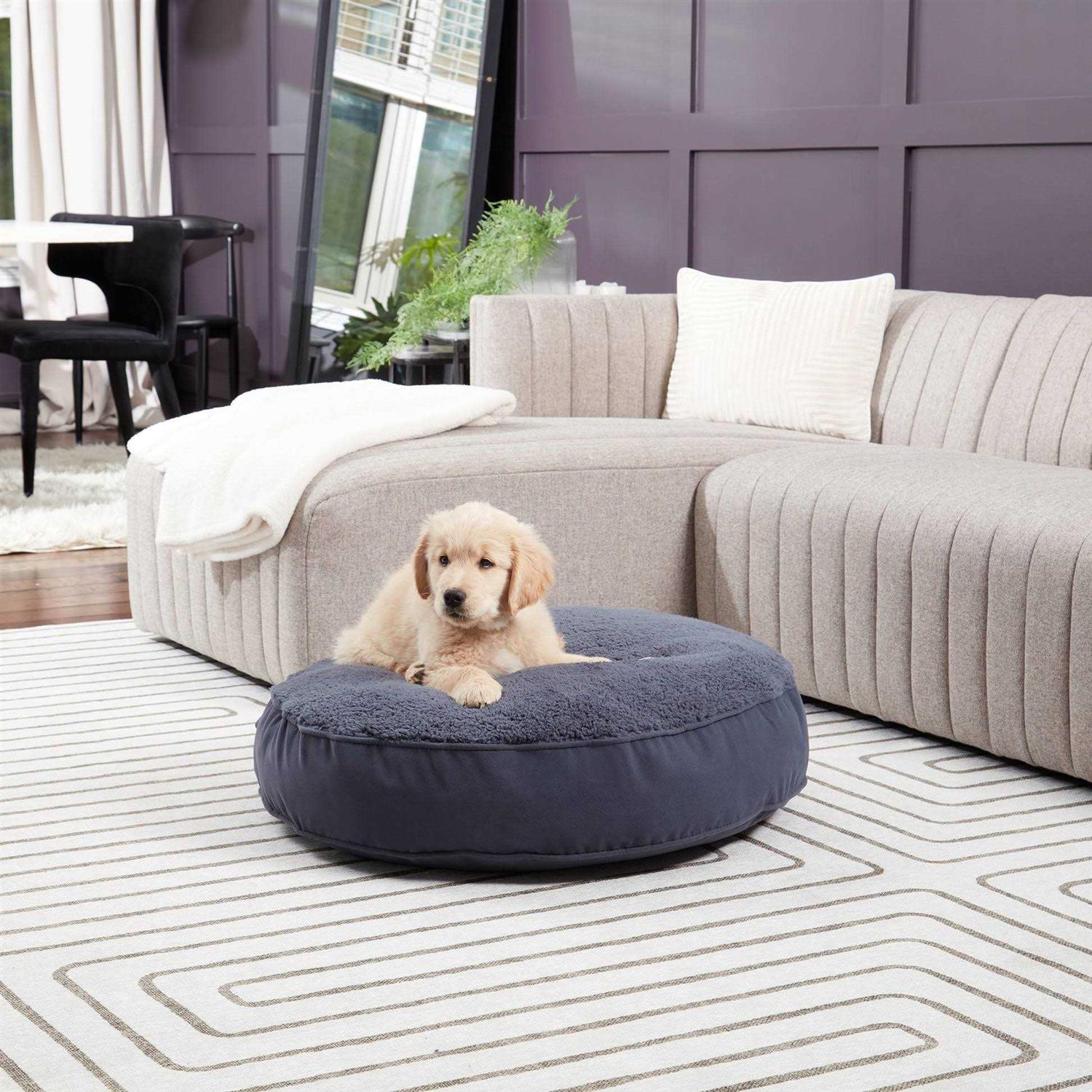 Happy Hounds Scout Deluxe Round Dog Bed - Nail Gallerys