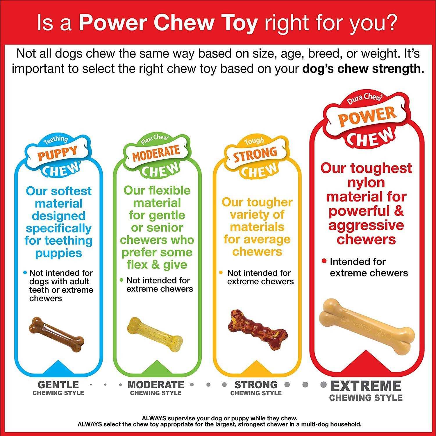 Nylabone Power Chew Monster Bone Chew Toy - Nail Gallerys